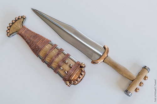 Dolch Hallstattzeit Magdalenenberg keltisch 1 - Replik von Trommer Archaeotechnik